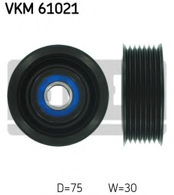 Направляющий / паразитный ролик поликлинового ремня SKF VKM 61021