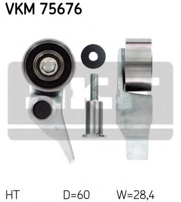 Натяжной ролик ремня ГРМ SKF VKM 75676