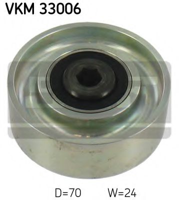 Направляющий / паразитный ролик  поликлинового ремня SKF VKM 33006