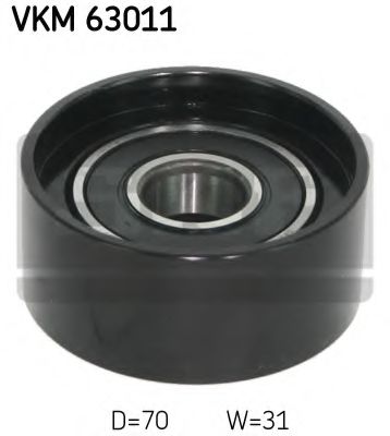 Направляющий / паразитный ролик  поликлинового ремня SKF VKM 63011