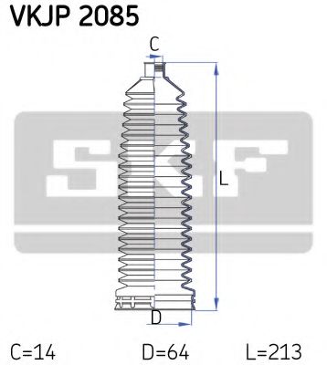 Комплект пыльников рулевой рейки SKF VKJP 2085