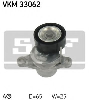Натяжной ролик поликлинового ремня SKF VKM 33062