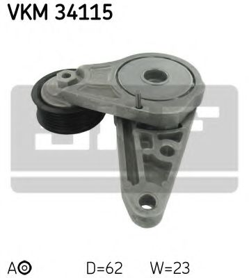 Натяжной ролик поликлинового ремня SKF VKM 34115