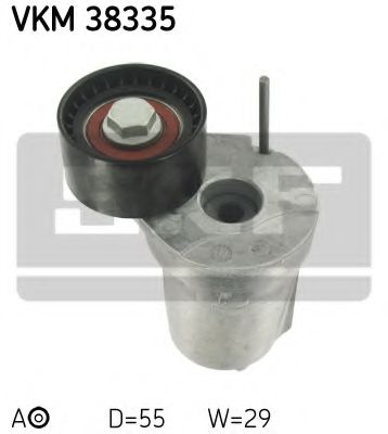 Натяжной ролик поликлинового ремня SKF VKM 38335
