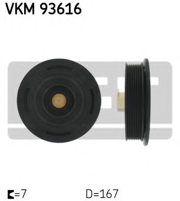 Шкив коленвала SKF VKM 93616