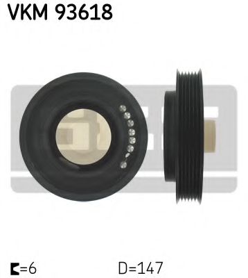Шкив коленвала SKF VKM 93618