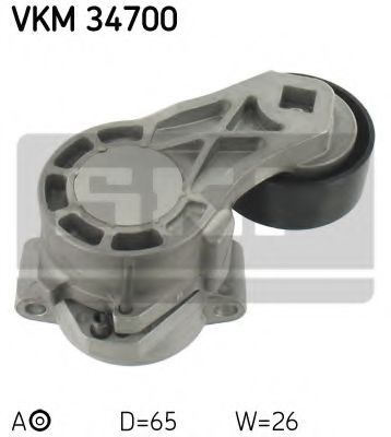 Натяжной ролик поликлинового ремня SKF VKM 34700