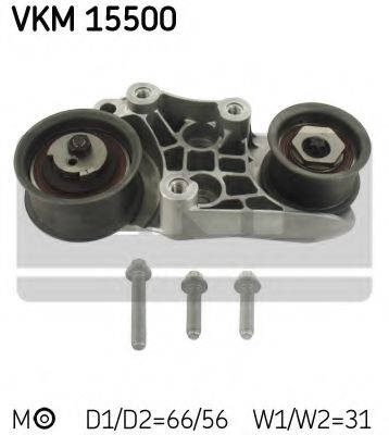 Натяжной ролик ремня ГРМ SKF VKM 15500
