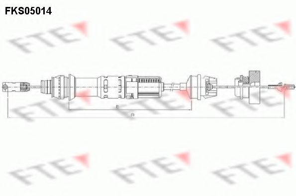 Трос сцепления FTE FKS05014