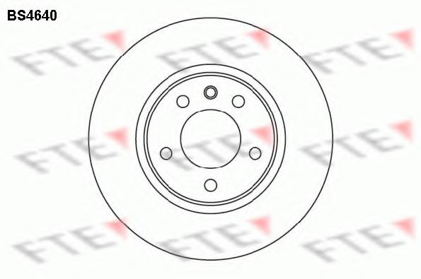 Гальмівний диск FTE BS4640