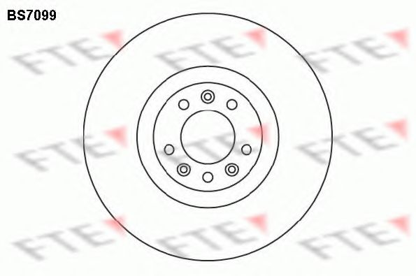 Гальмівний диск FTE BS7099
