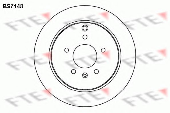 Гальмівний диск FTE BS7148