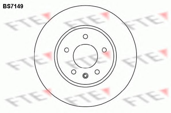 Гальмівний диск FTE BS7149
