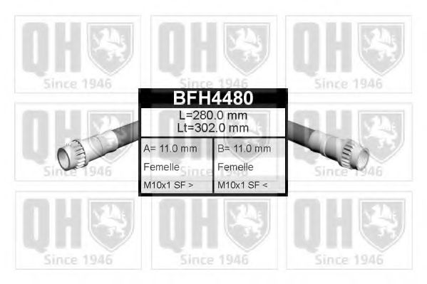 Тормозной шланг QUINTON HAZELL BFH4480