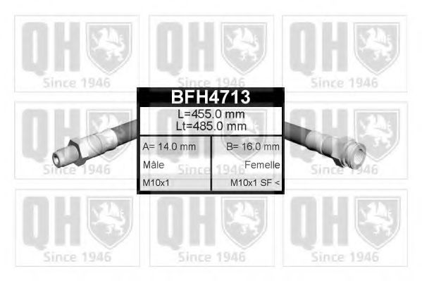 Гальмівний шланг QUINTON HAZELL BFH4713