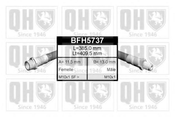 Тормозной шланг QUINTON HAZELL BFH5737