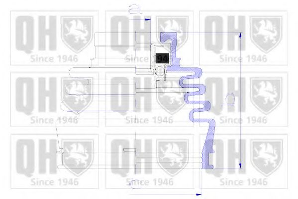 Комплект пильника ШРКШ QUINTON HAZELL QJB964