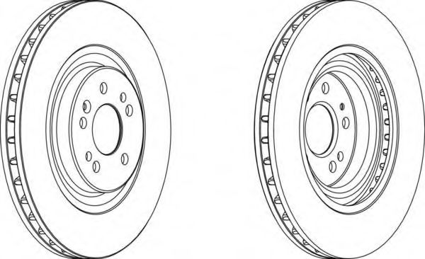Тормозной диск FERODO DDF1085 PREMIER