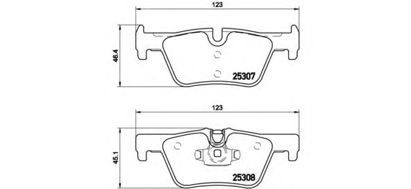 Гальмівні колодки BREMBO P 06 071