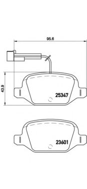 Тормозные колодки BREMBO P 23 146