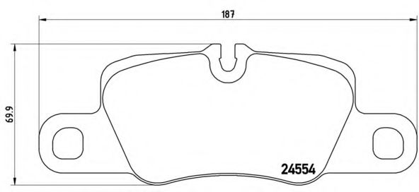 Гальмівні колодки BREMBO P 65 023