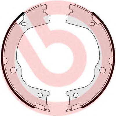 Тормозные колодки ручника BREMBO S 30 526