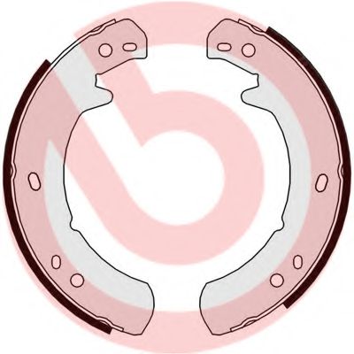 Тормозные колодки ручника BREMBO S 44 507