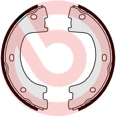 Тормозные колодки ручника BREMBO S 50 521