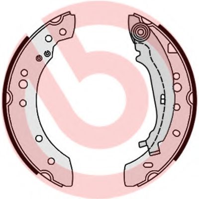 Тормозные колодки BREMBO S 54 521