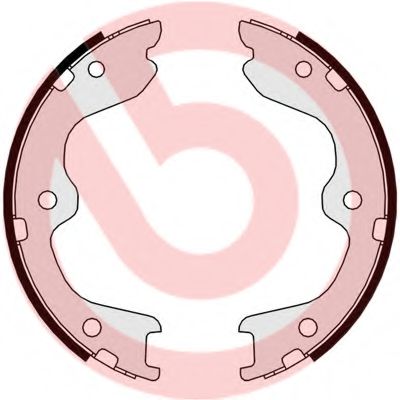 Тормозные колодки ручника BREMBO S 56 544