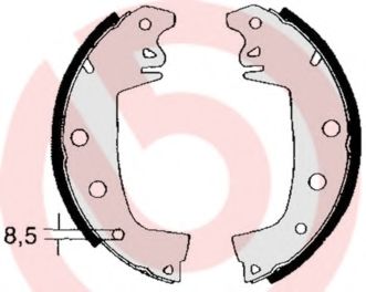Тормозные колодки BREMBO S 68 503