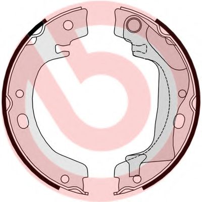 Тормозные колодки ручника BREMBO S 83 560