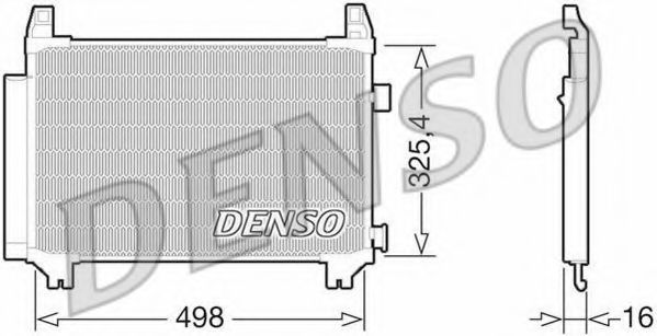 Радиатор кондиционера DENSO DCN50029