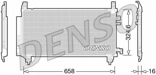 Радиатор кондиционера DENSO DCN50046
