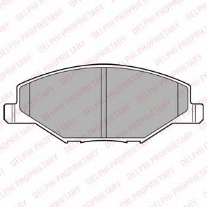 Тормозные колодки DELPHI LP2444
