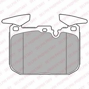 Тормозные колодки DELPHI LP2449