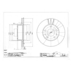 Гальмівний диск DELPHI BG2846