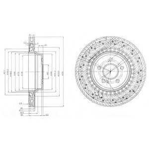 Гальмівний диск DELPHI BG3917