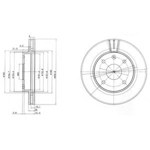 Тормозной диск DELPHI BG4003