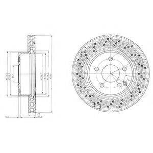 Тормозной диск DELPHI BG4142