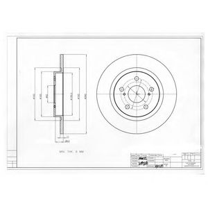 Гальмівний диск DELPHI BG4200