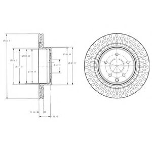 Гальмівний диск DELPHI BG4307