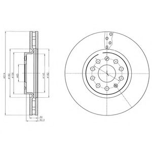 Тормозной диск DELPHI BG4330