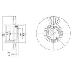 Гальмівний диск DELPHI BG3366