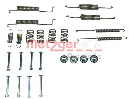 Монтажный комплект тормозных колодок METZGER 105-0569