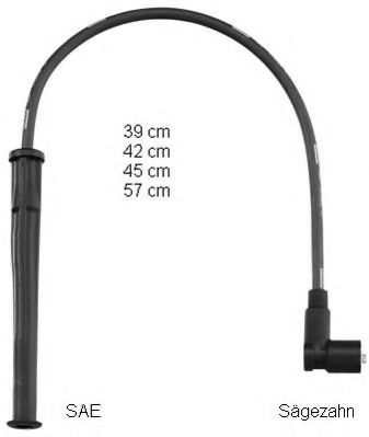 Комплект високовольтних проводів BERU ZEF1602