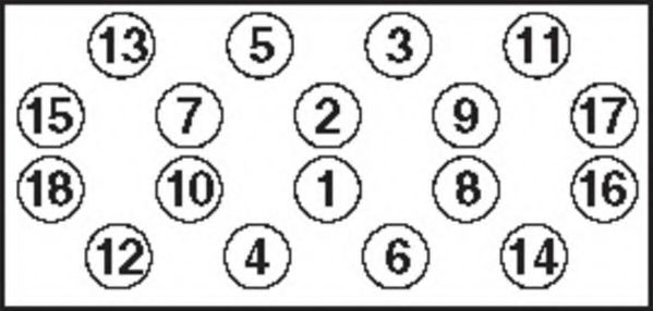 Комплект болтов головки блока цилиндров (ГБЦ) PAYEN HBS194