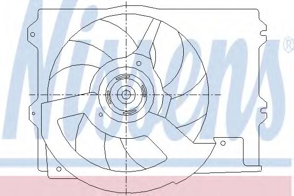 Вентилятор охлаждения NISSENS 85444