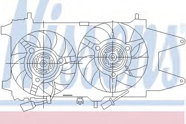 Вентилятор охлаждения NISSENS 85481
