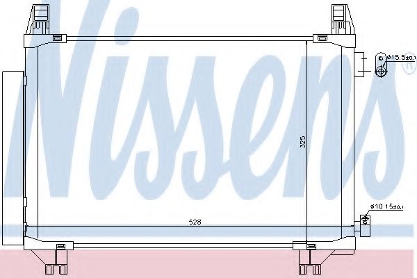 Радиатор кондиционера NISSENS 940270